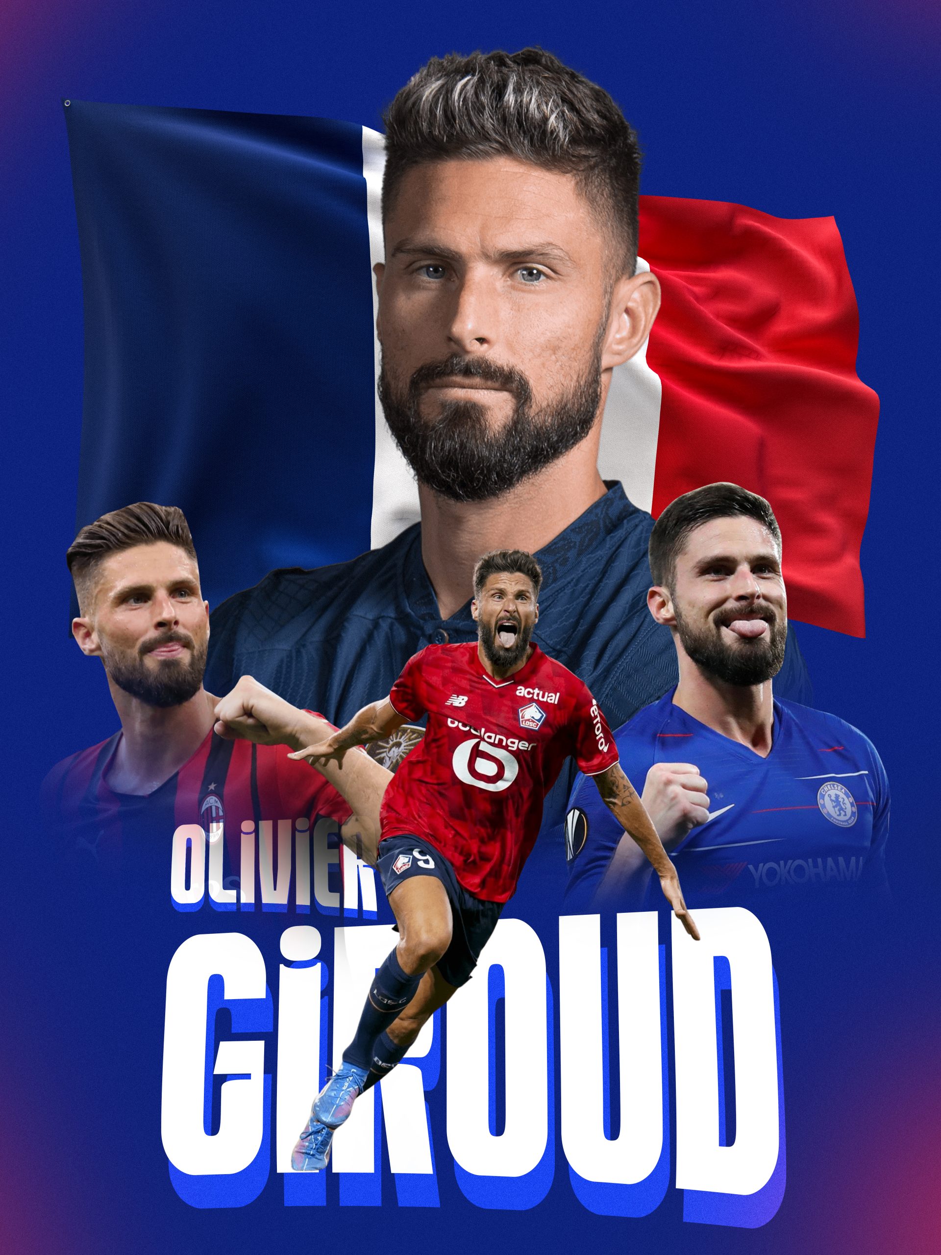 Affiche Football : Olivier Giroud